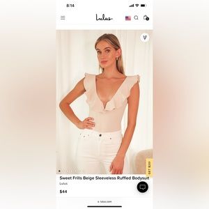 Lulu’s Ruffled Bodysuit